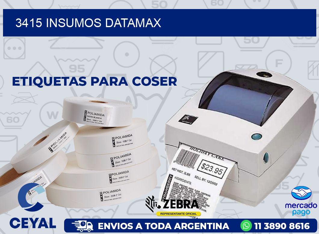 3415 INSUMOS DATAMAX