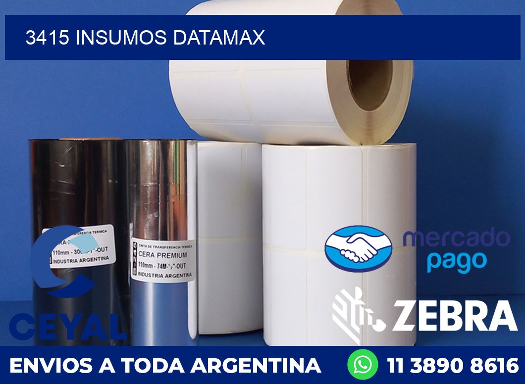 3415 INSUMOS DATAMAX