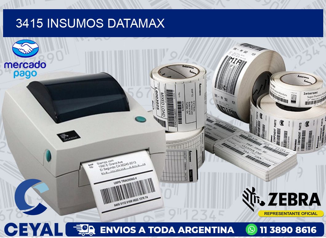 3415 INSUMOS DATAMAX