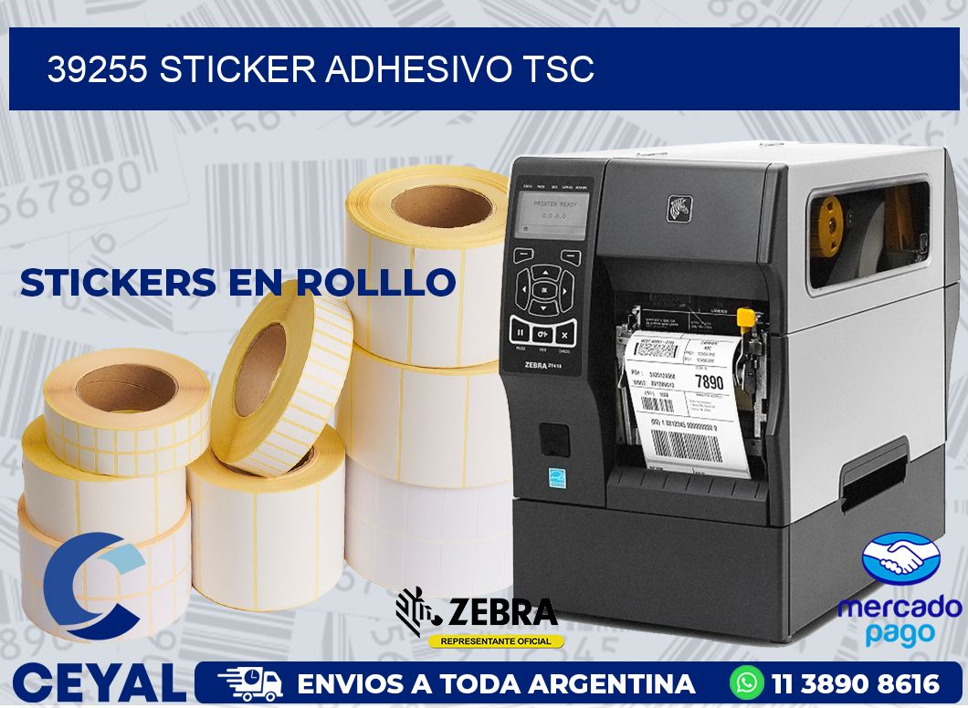 39255 STICKER ADHESIVO TSC