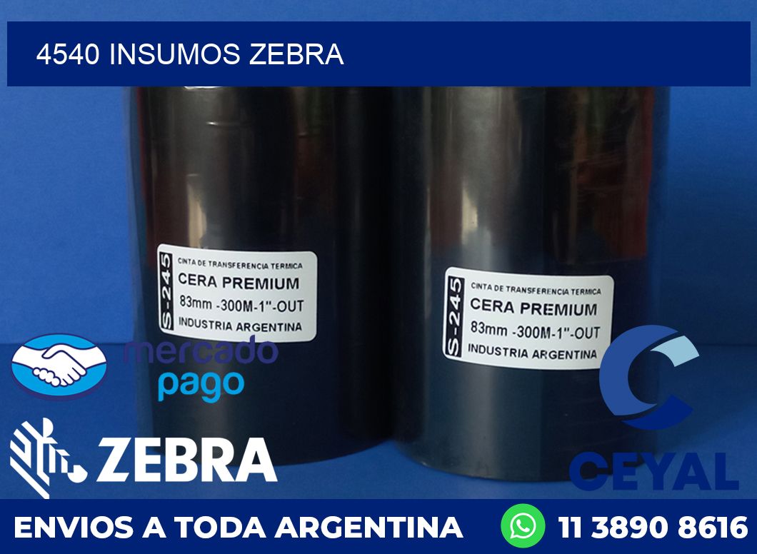 4540 INSUMOS ZEBRA