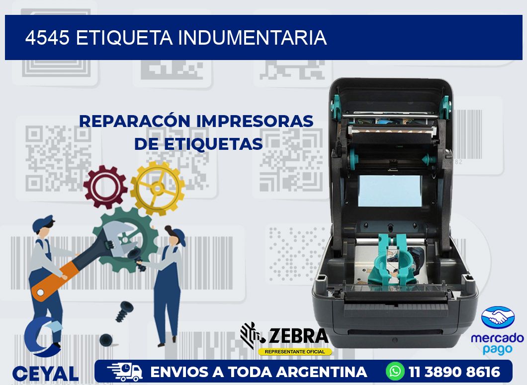 4545 ETIQUETA INDUMENTARIA