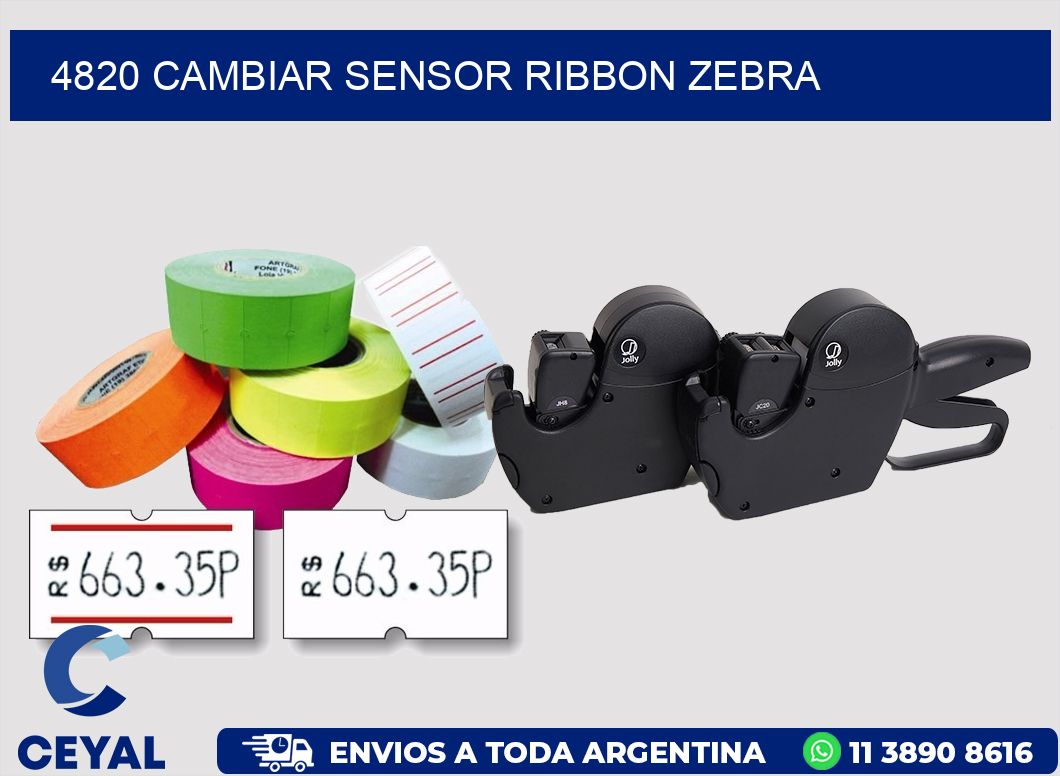 4820 CAMBIAR SENSOR RIBBON ZEBRA