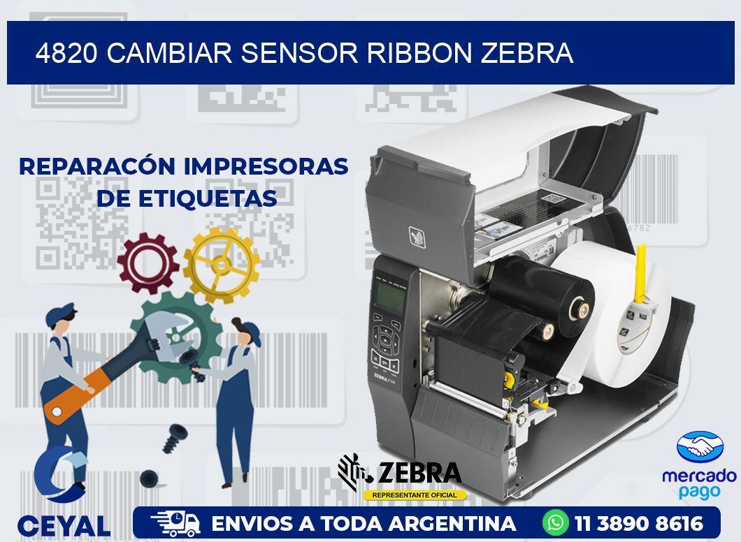 4820 CAMBIAR SENSOR RIBBON ZEBRA