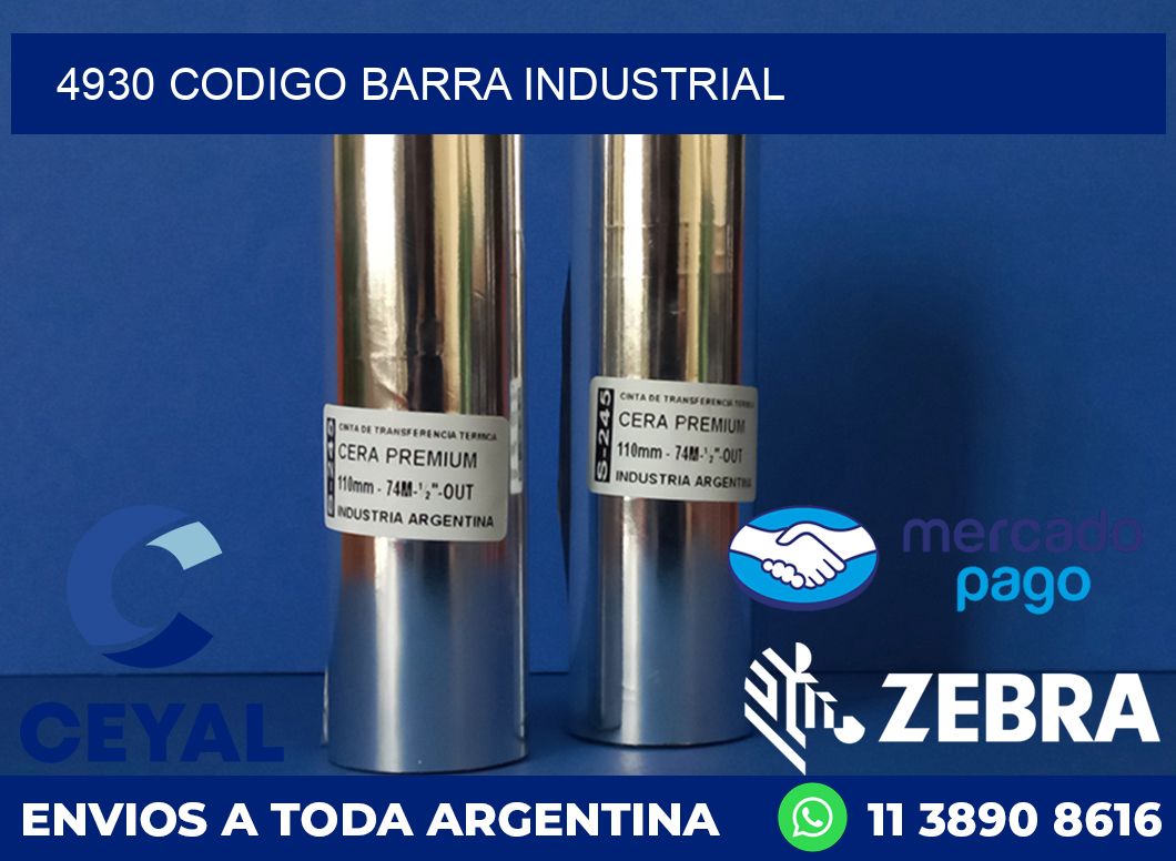 4930 CODIGO BARRA INDUSTRIAL