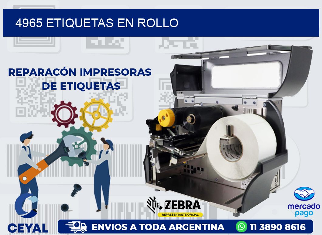 4965 ETIQUETAS EN ROLLO