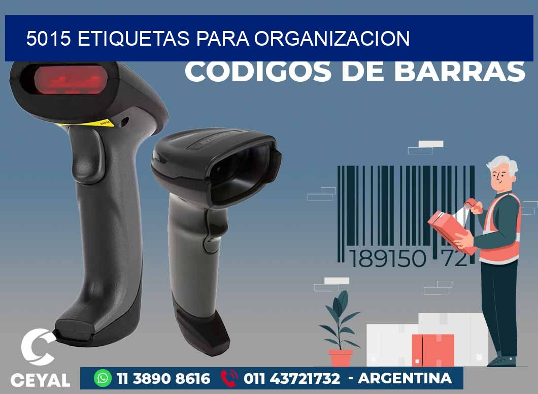 5015 ETIQUETAS PARA ORGANIZACION