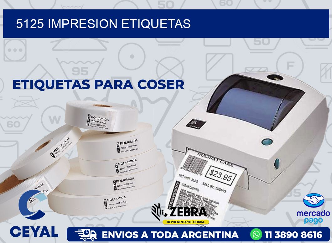 5125 IMPRESION ETIQUETAS
