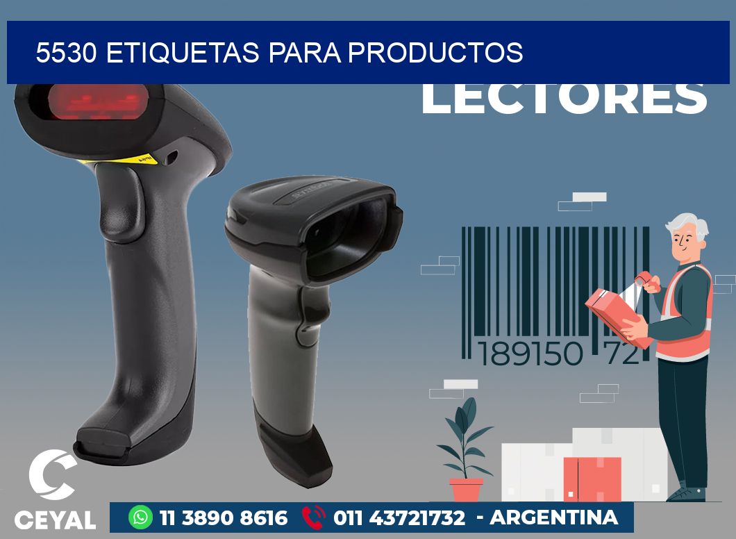 5530 ETIQUETAS PARA PRODUCTOS