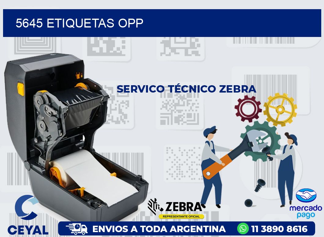 5645 ETIQUETAS OPP