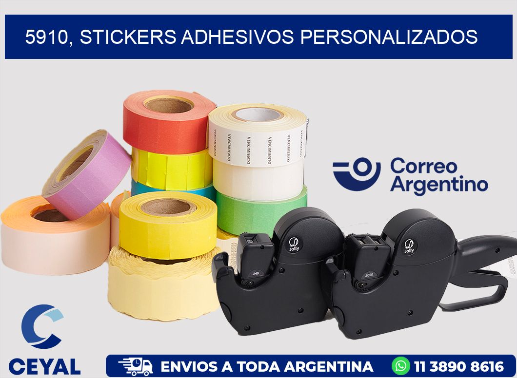 5910, stickers adhesivos personalizados