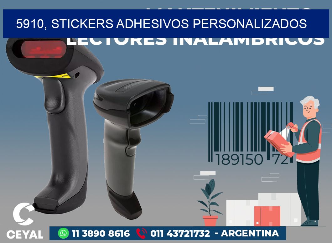 5910, stickers adhesivos personalizados