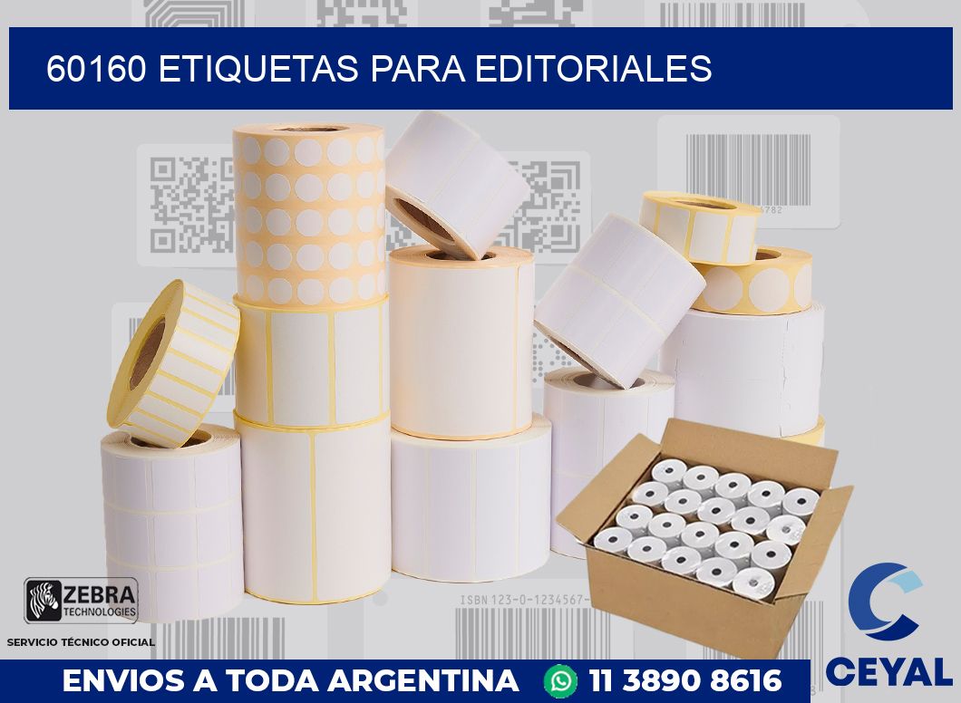 60160 ETIQUETAS PARA EDITORIALES
