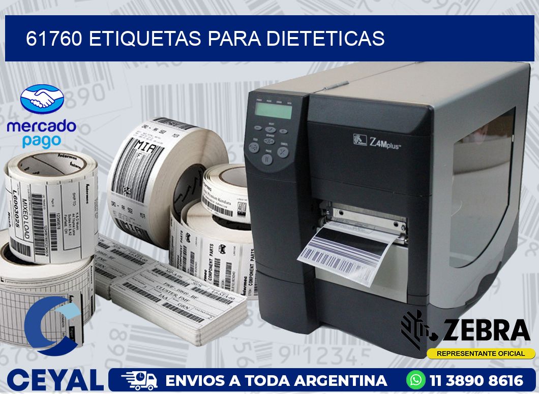 61760 ETIQUETAS PARA DIETETICAS