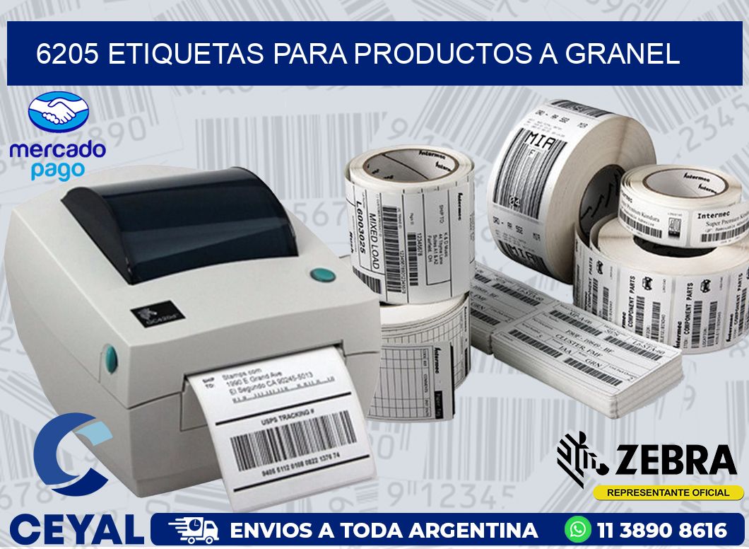 6205 ETIQUETAS PARA PRODUCTOS A GRANEL