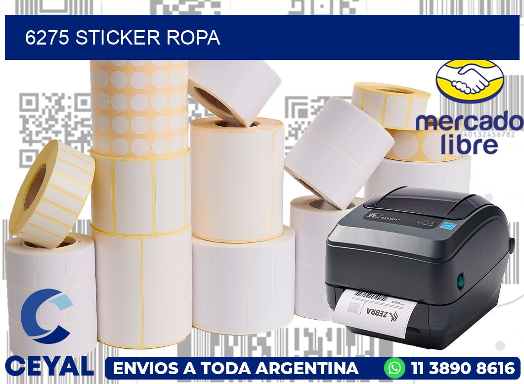 6275 STICKER ROPA