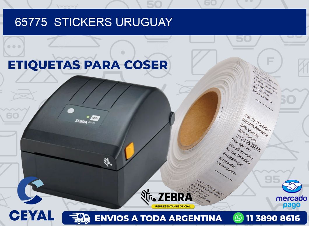 65775 STICKERS URUGUAY