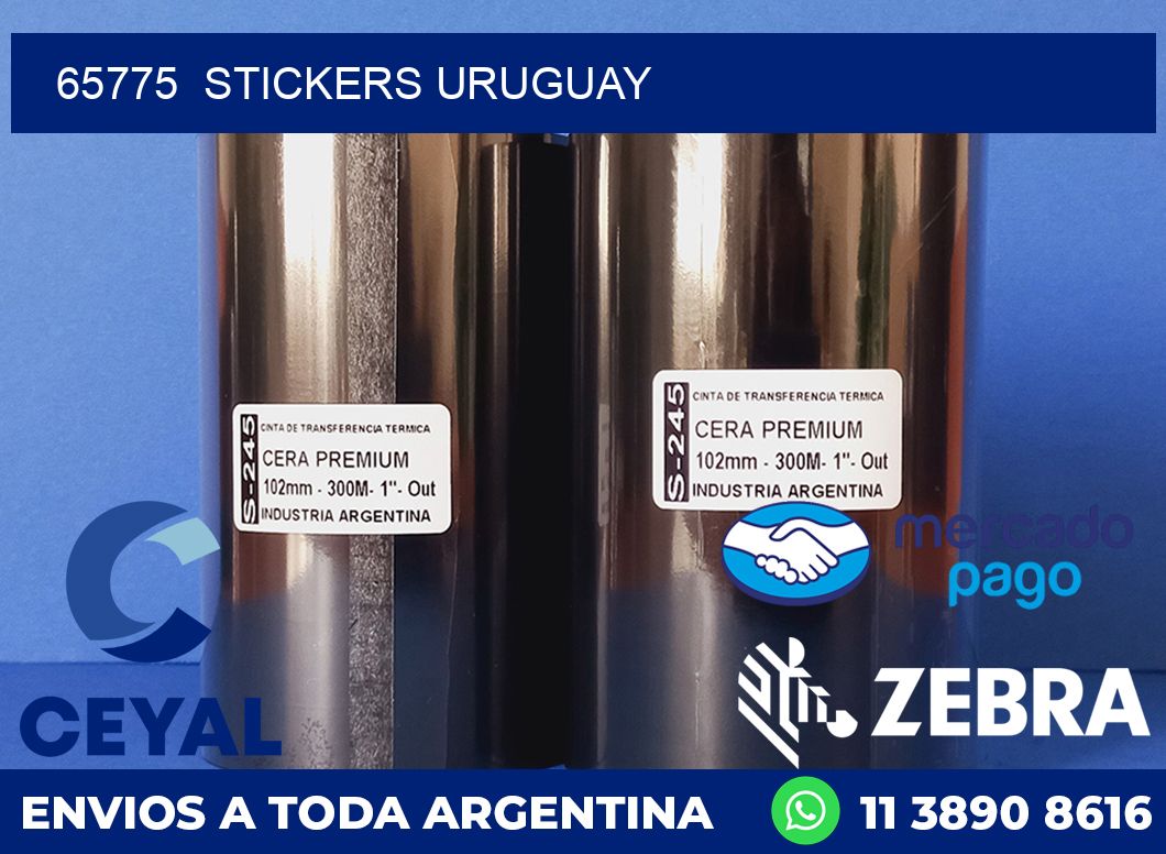 65775 STICKERS URUGUAY