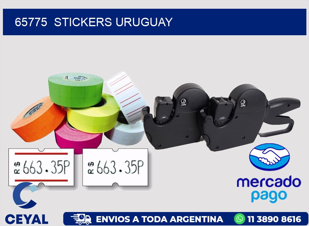 65775 STICKERS URUGUAY
