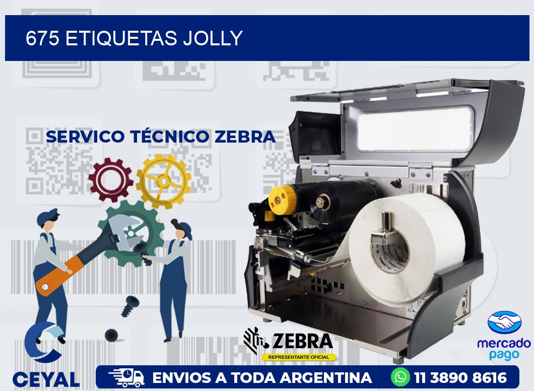 675 ETIQUETAS JOLLY