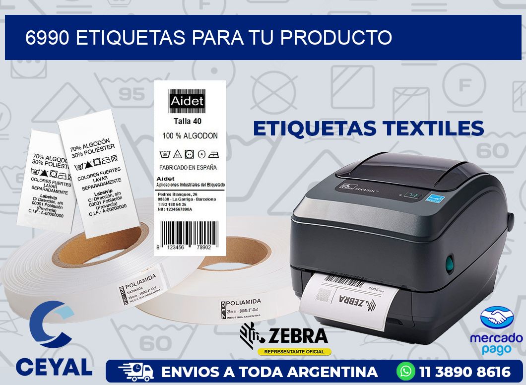 6990 ETIQUETAS PARA TU PRODUCTO