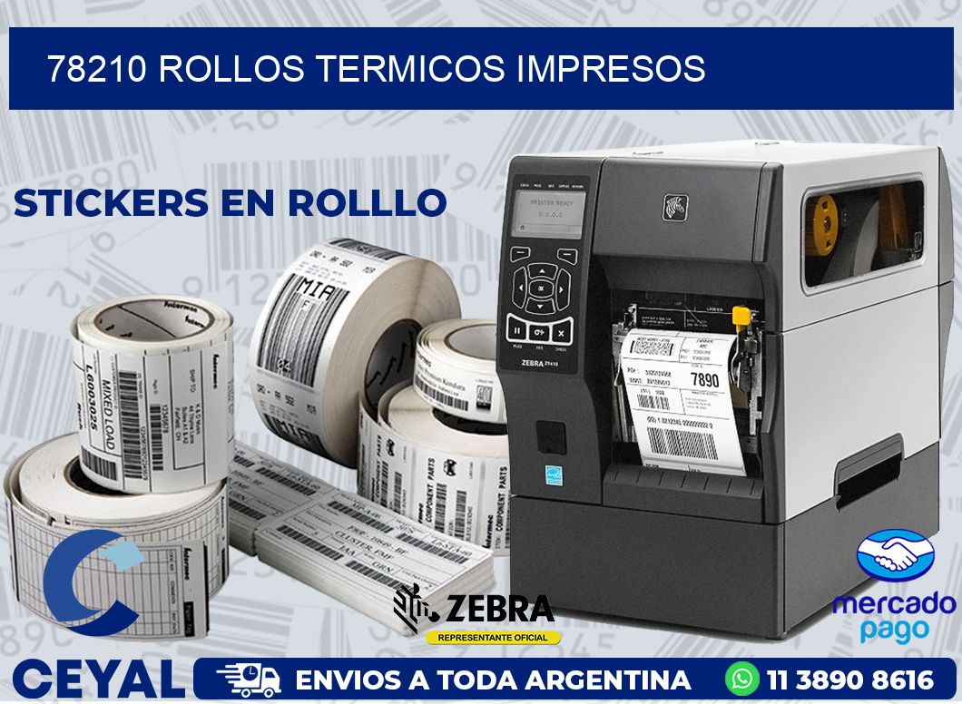 78210 ROLLOS TERMICOS IMPRESOS