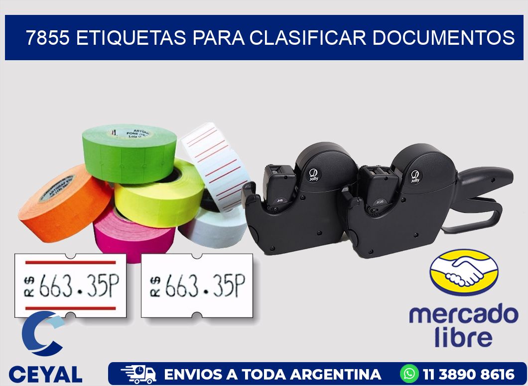 7855 ETIQUETAS PARA CLASIFICAR DOCUMENTOS