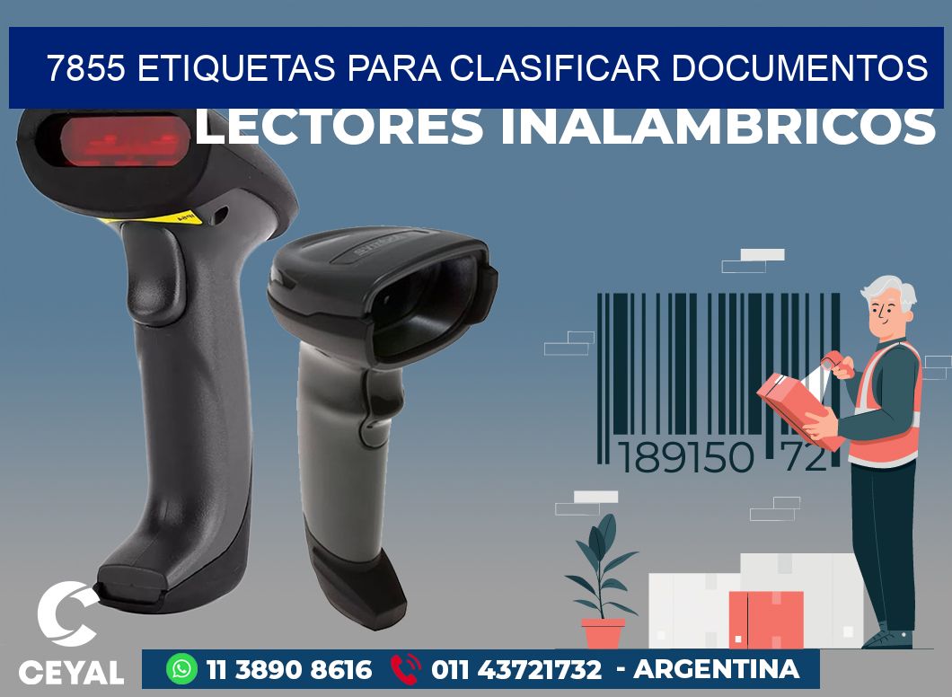 7855 ETIQUETAS PARA CLASIFICAR DOCUMENTOS