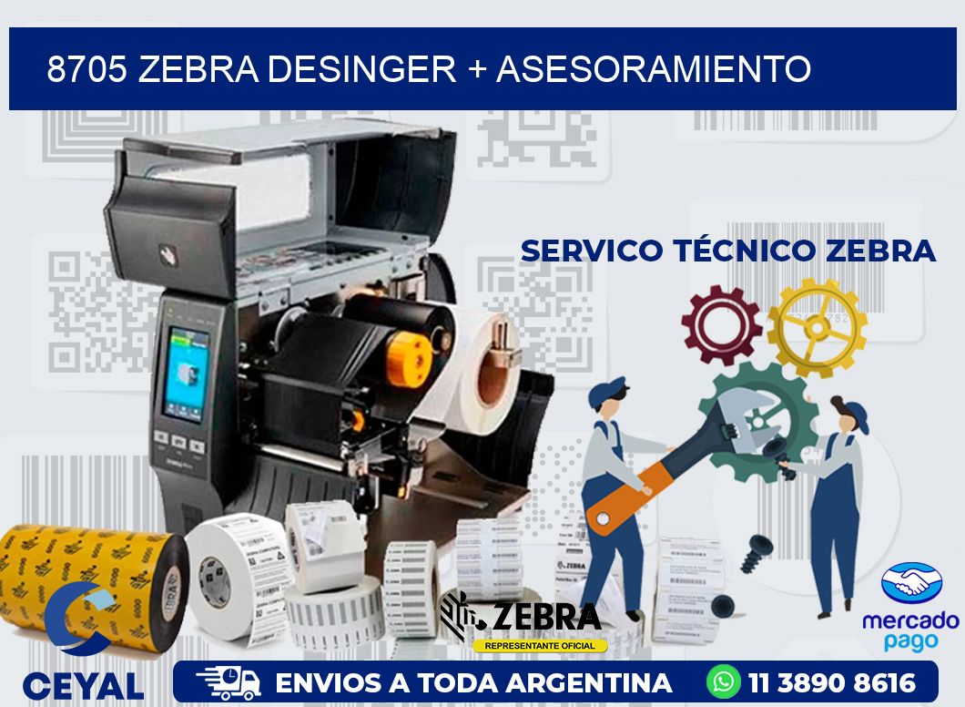 8705 ZEBRA DESINGER + ASESORAMIENTO