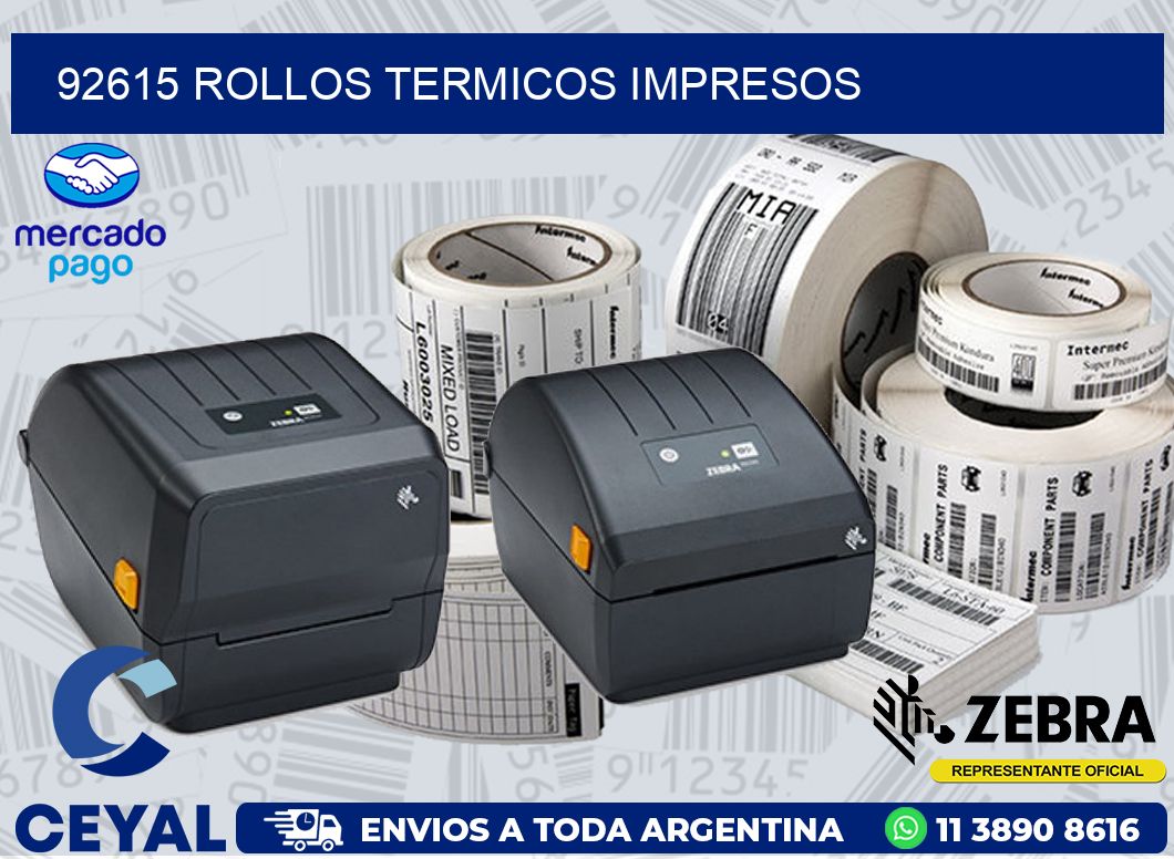 92615 ROLLOS TERMICOS IMPRESOS