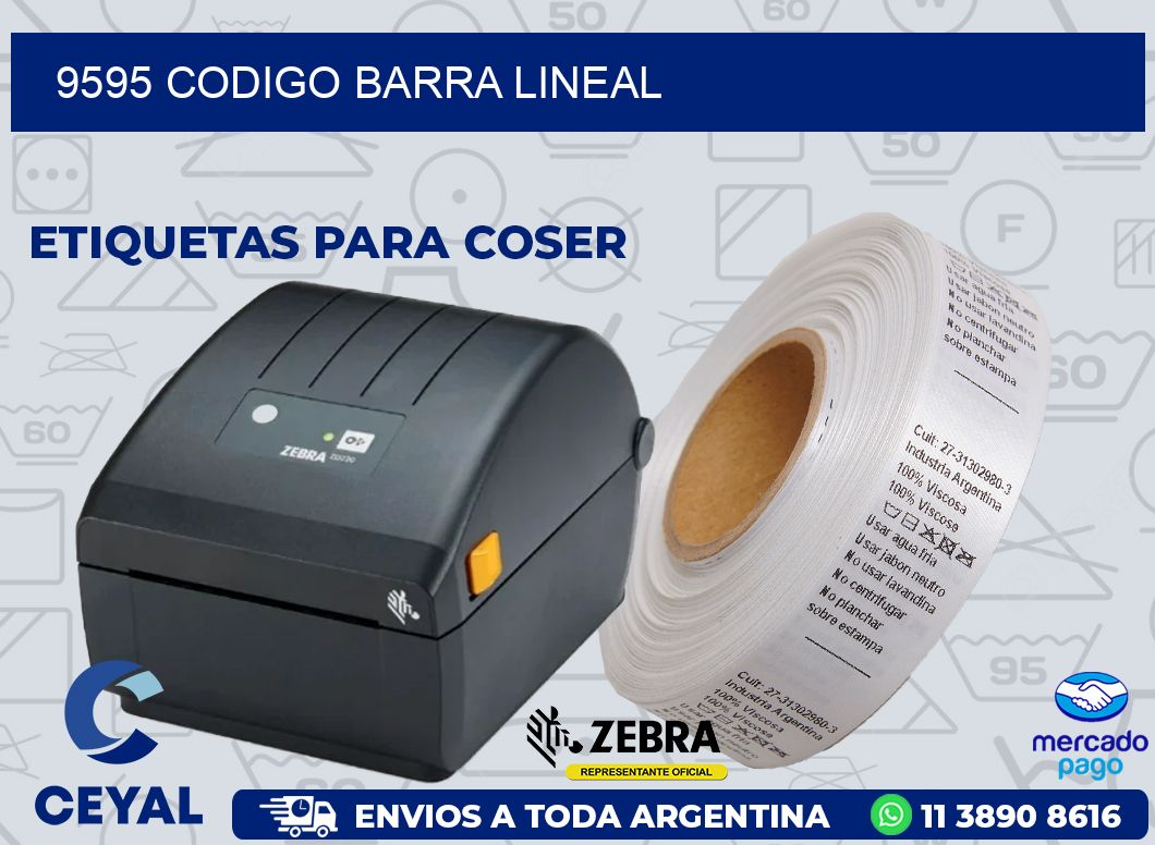 9595 CODIGO BARRA LINEAL