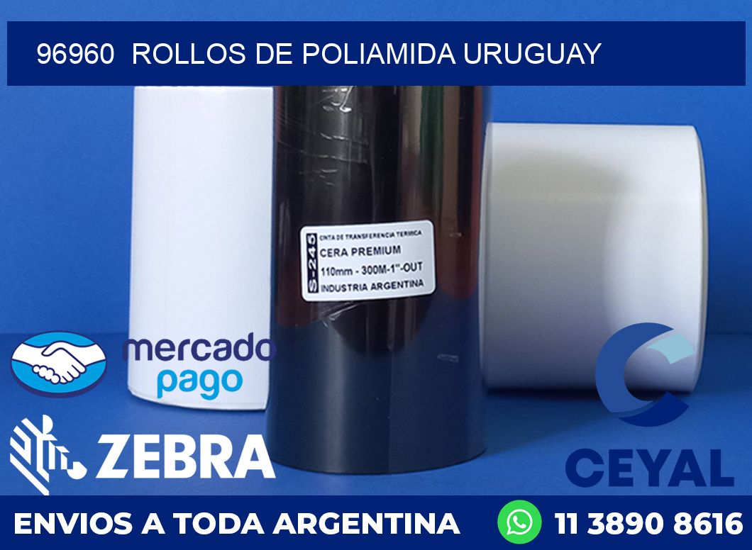 96960  ROLLOS DE POLIAMIDA URUGUAY