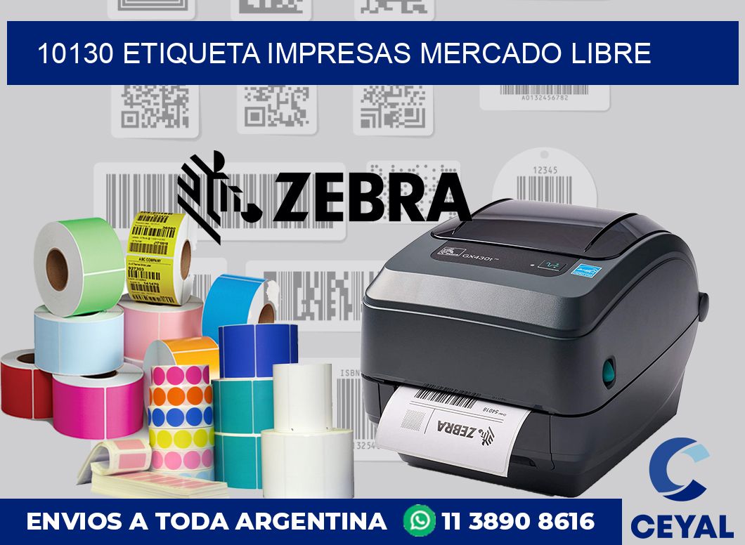 10130 ETIQUETA IMPRESAS MERCADO LIBRE