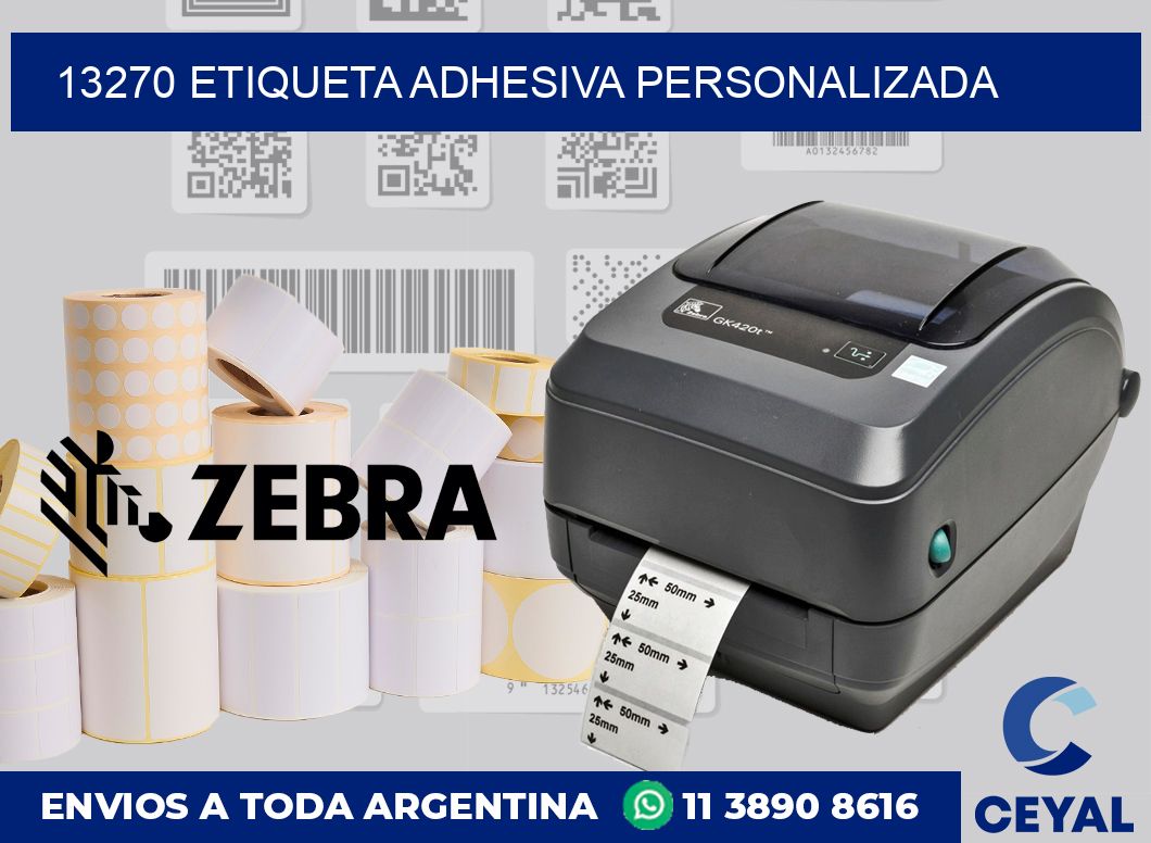 13270 ETIQUETA ADHESIVA PERSONALIZADA