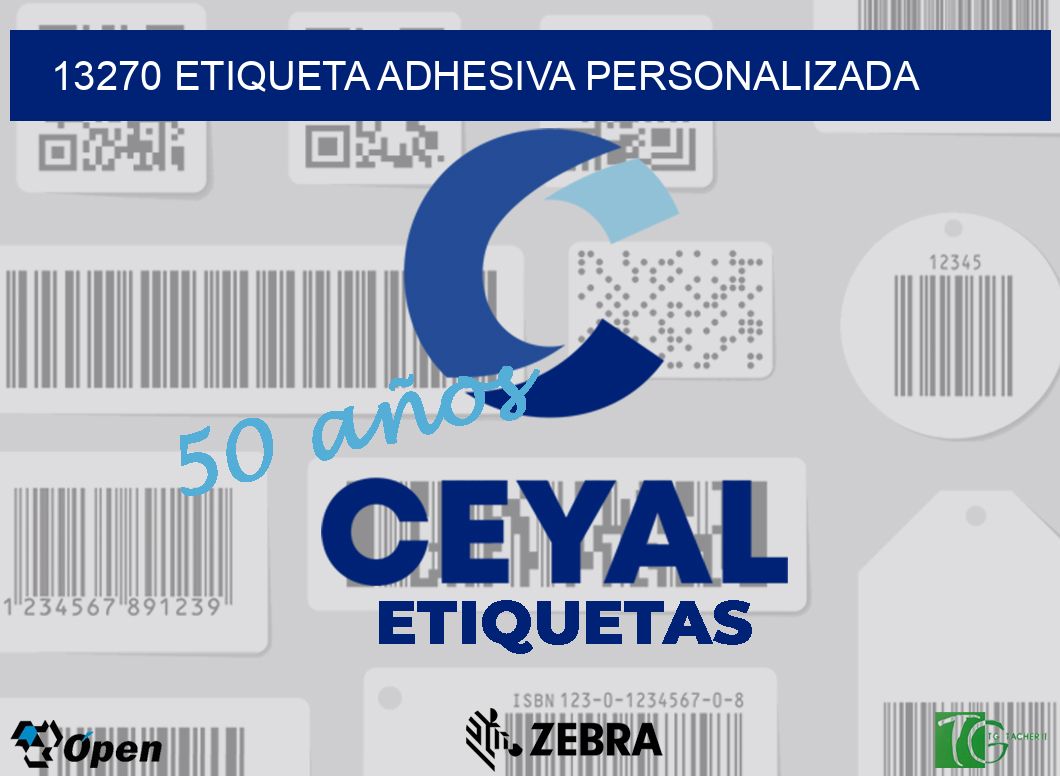 13270 ETIQUETA ADHESIVA PERSONALIZADA