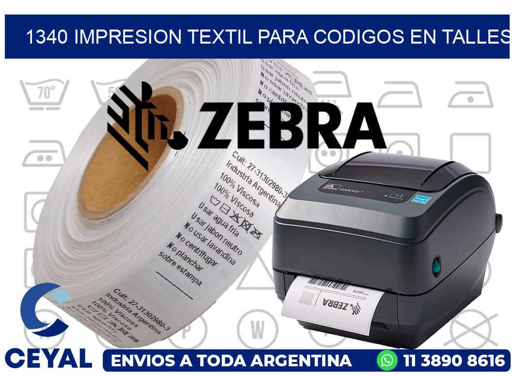 1340 IMPRESION TEXTIL PARA CODIGOS EN TALLES