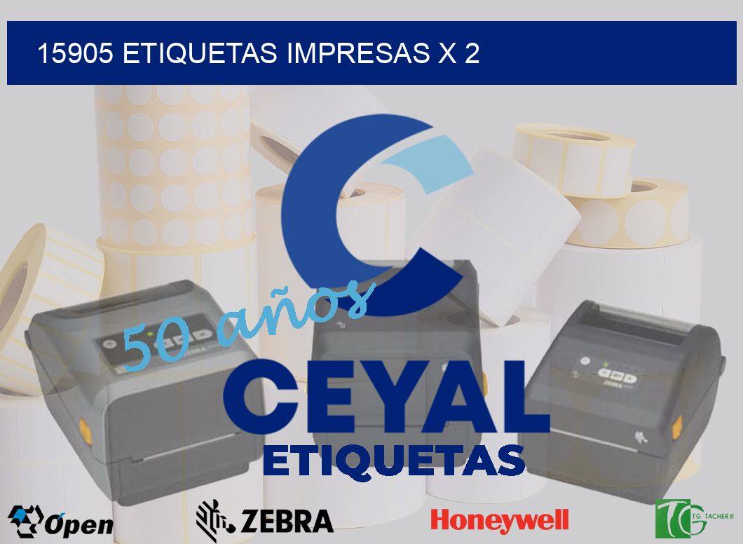 15905 Etiquetas impresas x 2