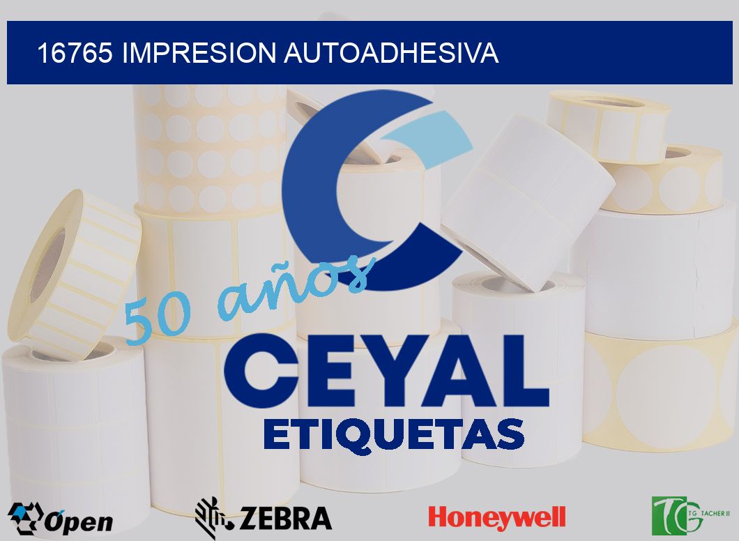 16765 impresion autoadhesiva