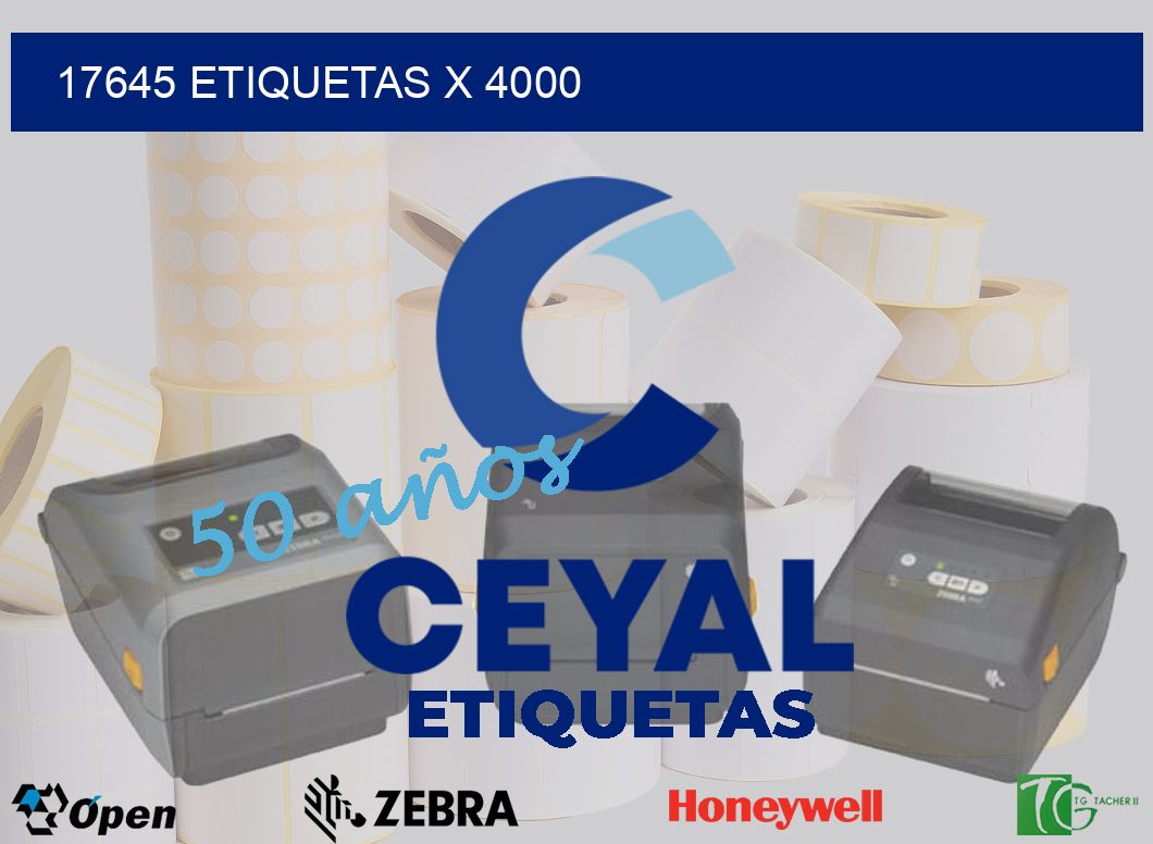 17645 Etiquetas x 4000