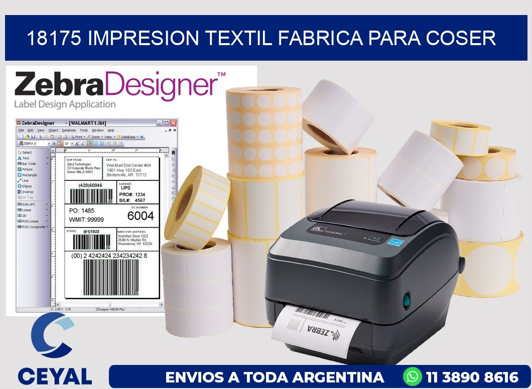 18175 IMPRESION TEXTIL FABRICA PARA COSER