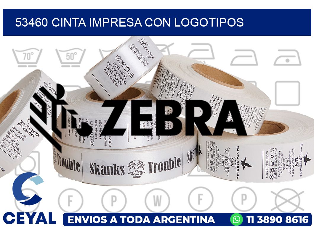 53460 CINTA IMPRESA CON LOGOTIPOS