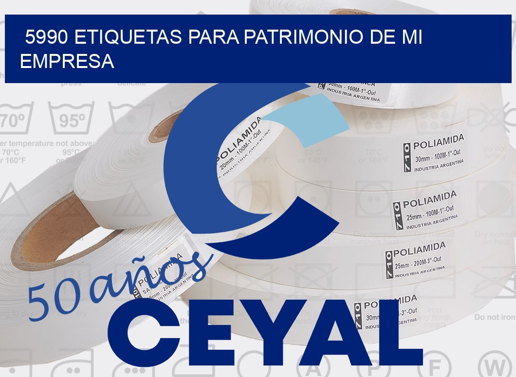 5990 ETIQUETAS PARA PATRIMONIO DE MI EMPRESA