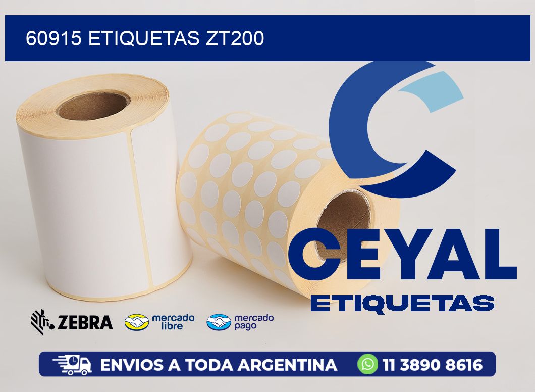 60915 ETIQUETAS ZT200