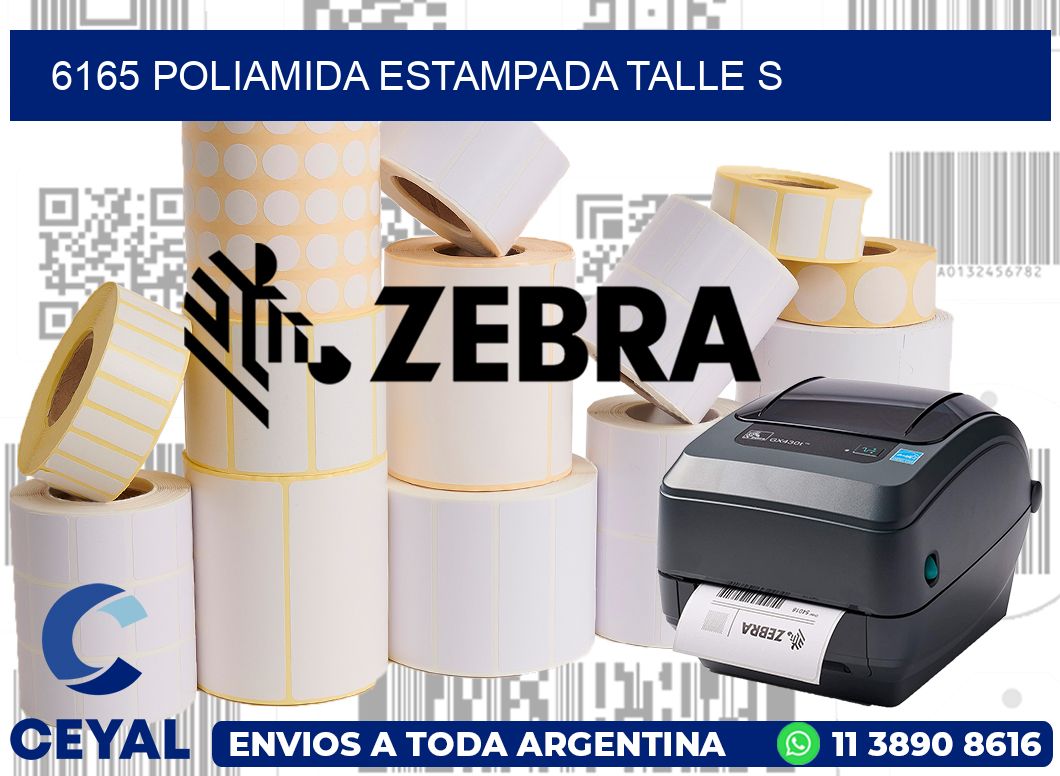 6165 POLIAMIDA ESTAMPADA TALLE S