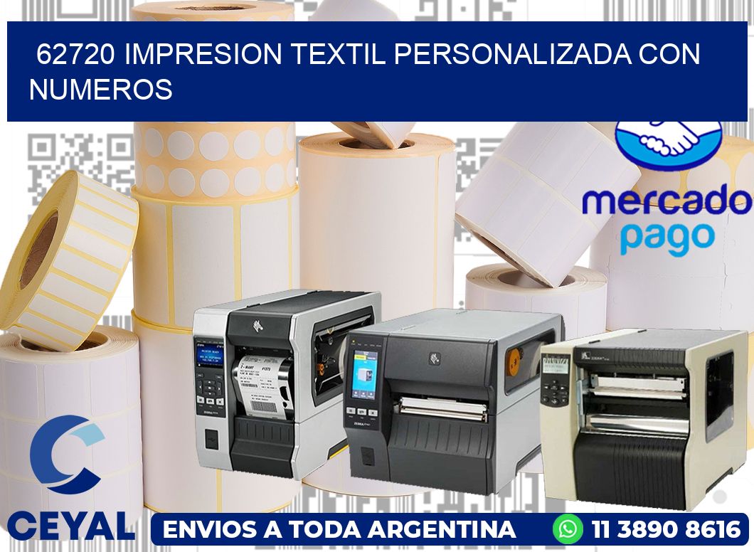 62720 IMPRESION TEXTIL PERSONALIZADA CON NUMEROS