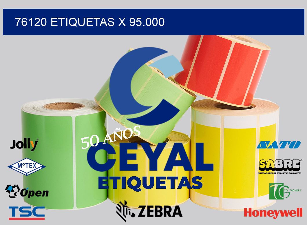 76120 Etiquetas x 95.000