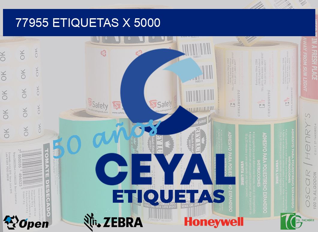 77955 Etiquetas x 5000