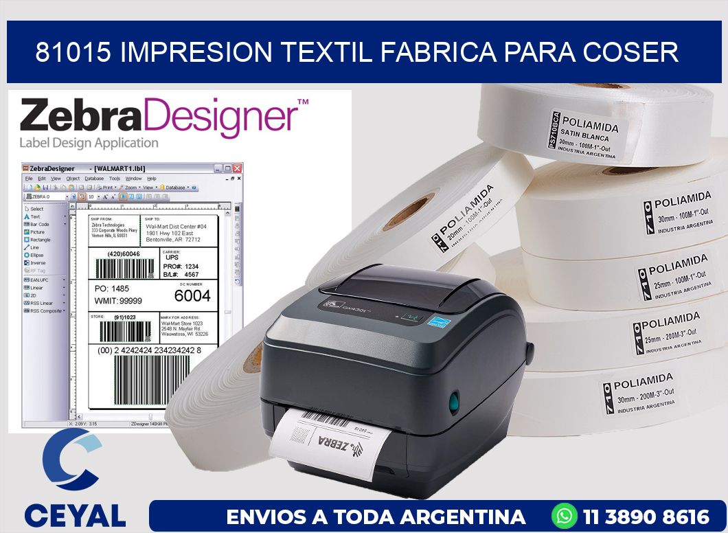 81015 IMPRESION TEXTIL FABRICA PARA COSER