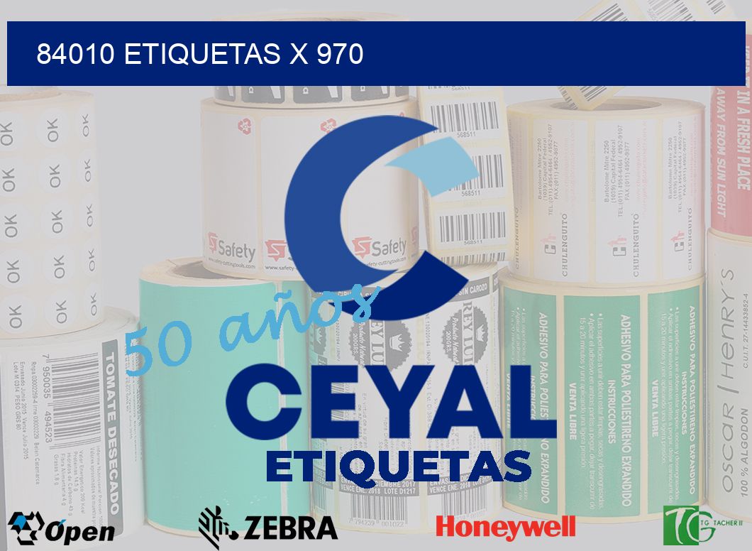 84010 Etiquetas x 970