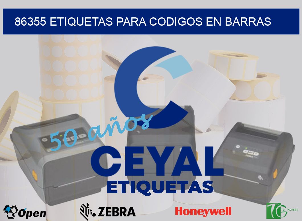 86355 ETIQUETAS PARA CODIGOS EN BARRAS